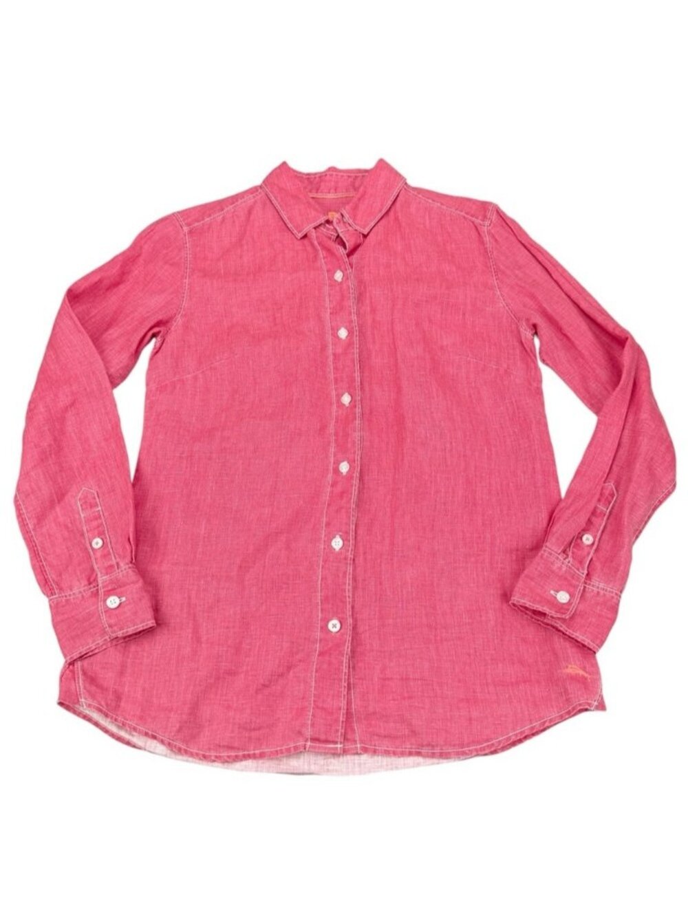 Tommy Bahama Pink Bahama Sea Glass Breezer Linen Shirt - Picture 2 of 6